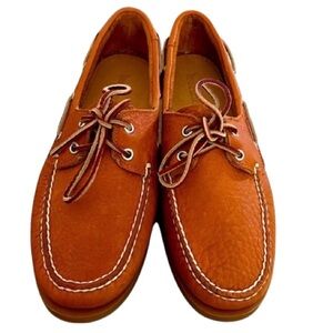 Timberland Mens Brig 2 Eye Real Leather Boat Shoes Size 11